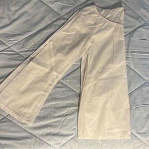 Talbots sheer white top